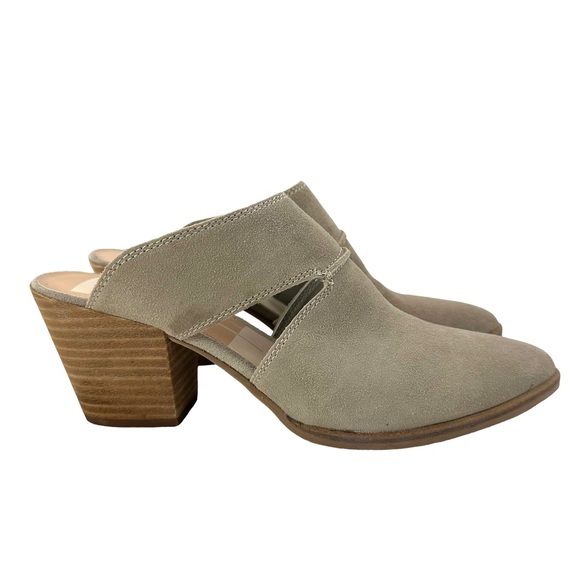 Dolce Vita Rogin Suede Heeled Mules Size 8 - Picture 3 of 16
